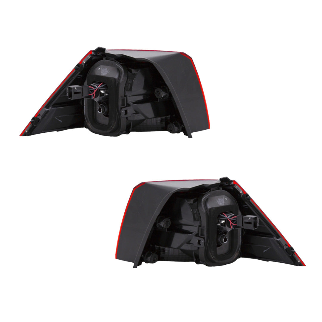 Volkswagen Golf MK7 Hatch (2013 - 2017) Tinted Non-LED Tail Lights LH + RH