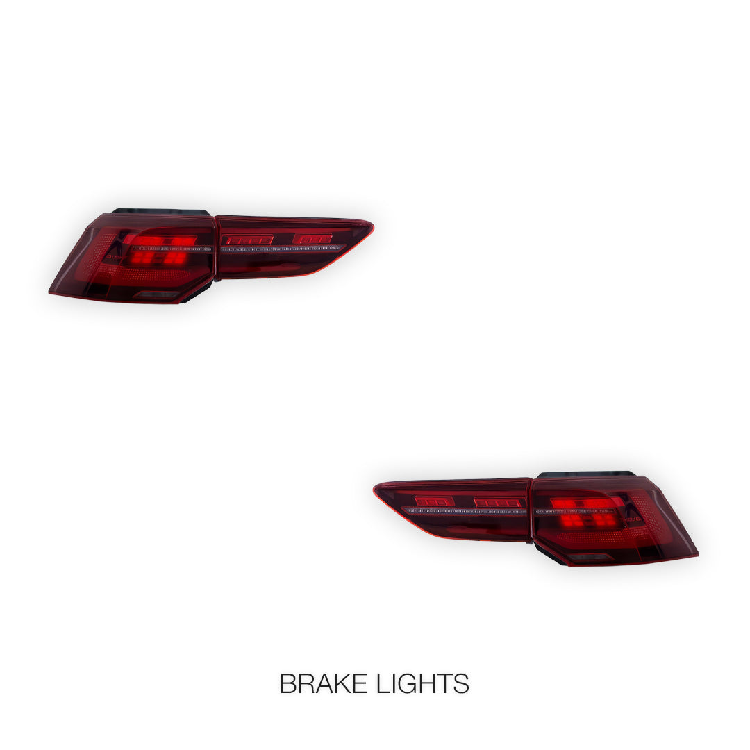 Volkswagen Golf MK8 (2021 - 2024) R Style LED Dynamic Tail Lights LH + RH