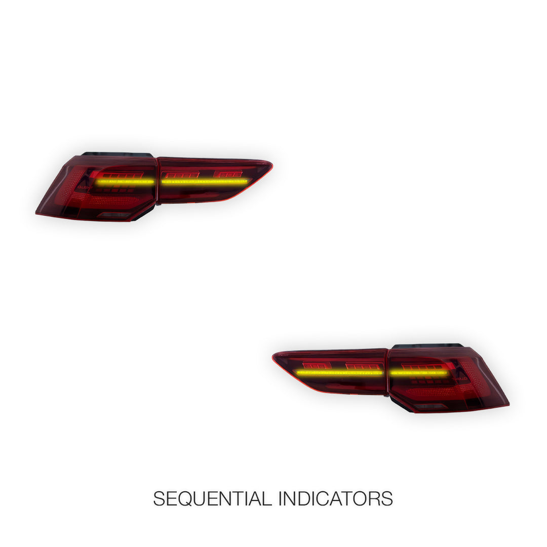 Volkswagen Golf MK8 (2021 - 2024) R Style LED Dynamic Tail Lights LH + RH