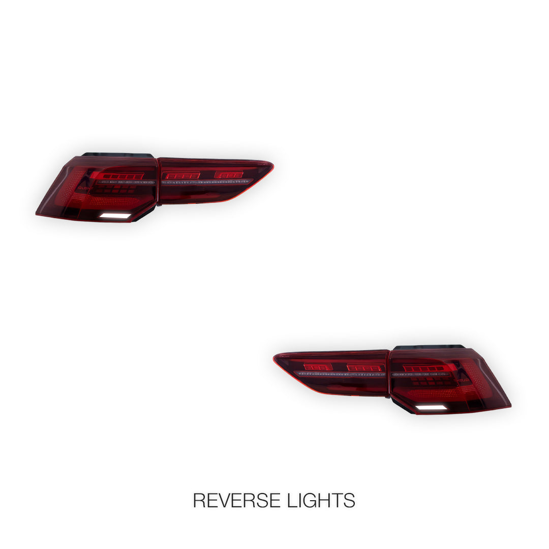 Volkswagen Golf MK8 (2021 - 2024) R Style LED Dynamic Tail Lights LH + RH