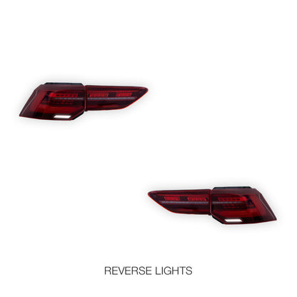 Volkswagen Golf MK8 (2021 - 2024) R Style LED Dynamic Tail Lights LH + RH