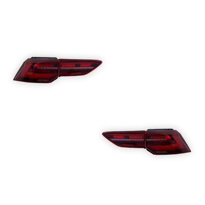 Volkswagen Golf MK8 (2021 - 2024) R Style LED Dynamic Tail Lights LH + RH