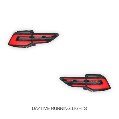 Volkswagen Golf MK8 (2021 - 2024) R Style LED Dynamic Tail Lights LH + RH