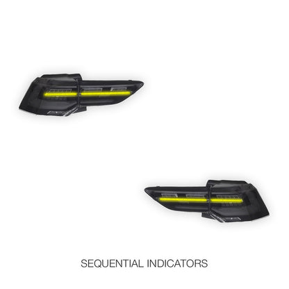 Volkswagen Golf MK8 (2021 - 2024) R Style LED Dynamic Tail Lights LH + RH