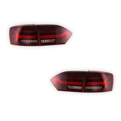 Volkswagen Jetta 1B (2011 - 2014) Red Sequential Tail Lights LH + RH