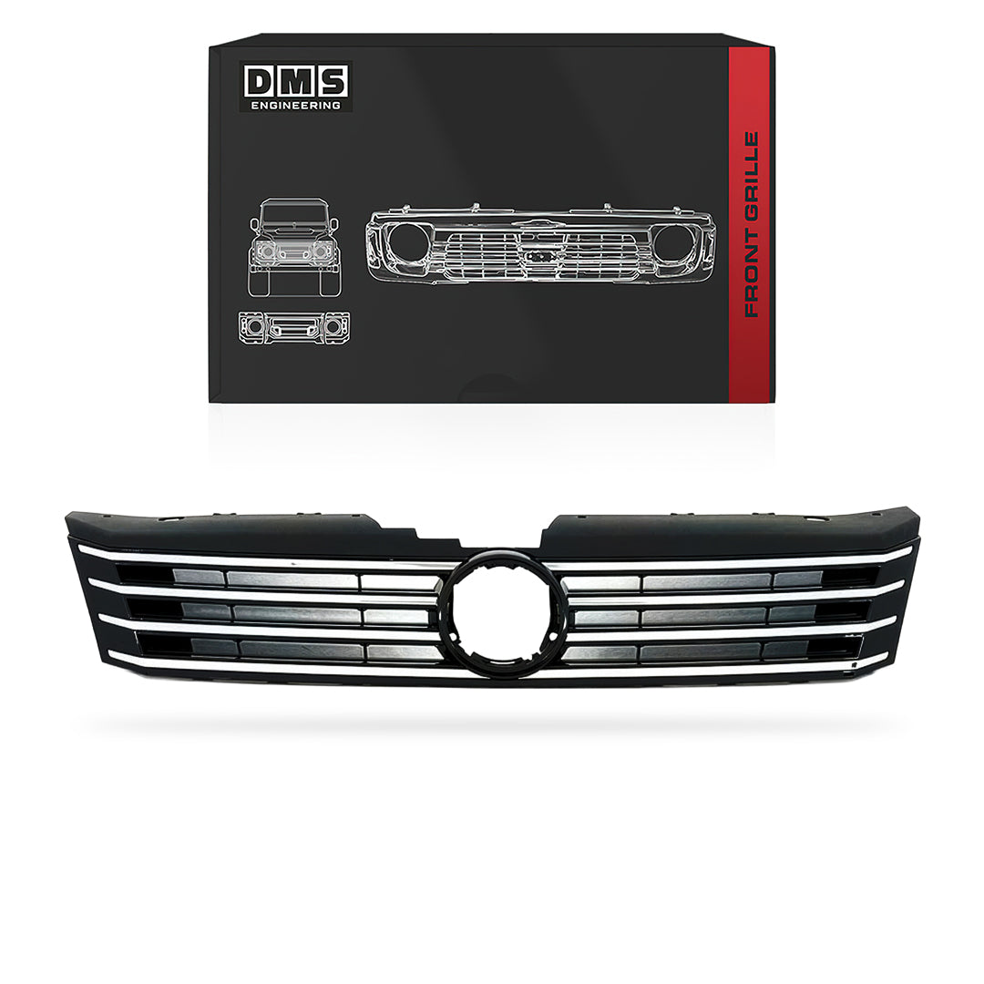 Volkswagen Passat B6 CC (2011 - 2012) Black / Chrome Grille