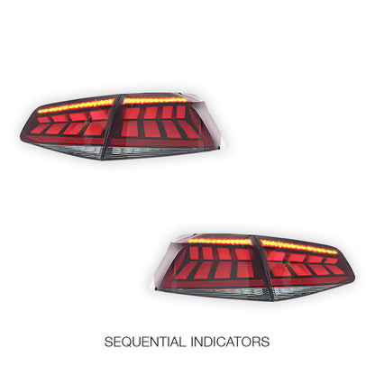 Volkswagen Passat B8 (2016 - 2019) Sequential Red Tail Lights LH + RH