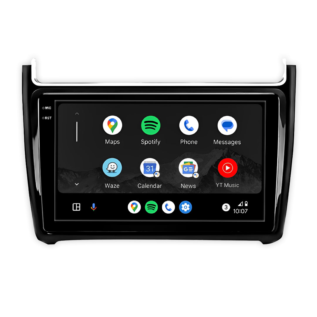 Volkswagen Polo 6R Sedan (2008 - 2020) 9" Wireless Android 16 Head Unit for Apple CarPlay / Android Auto
