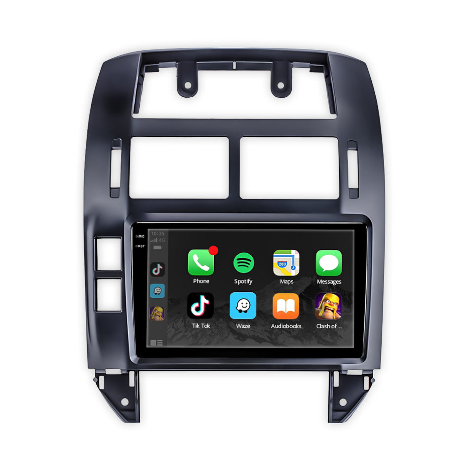 Volkswagen Polo 9N 6R (2004 - 2011) 9" Wireless Android 15 Head Unit for Apple CarPlay / Android Auto