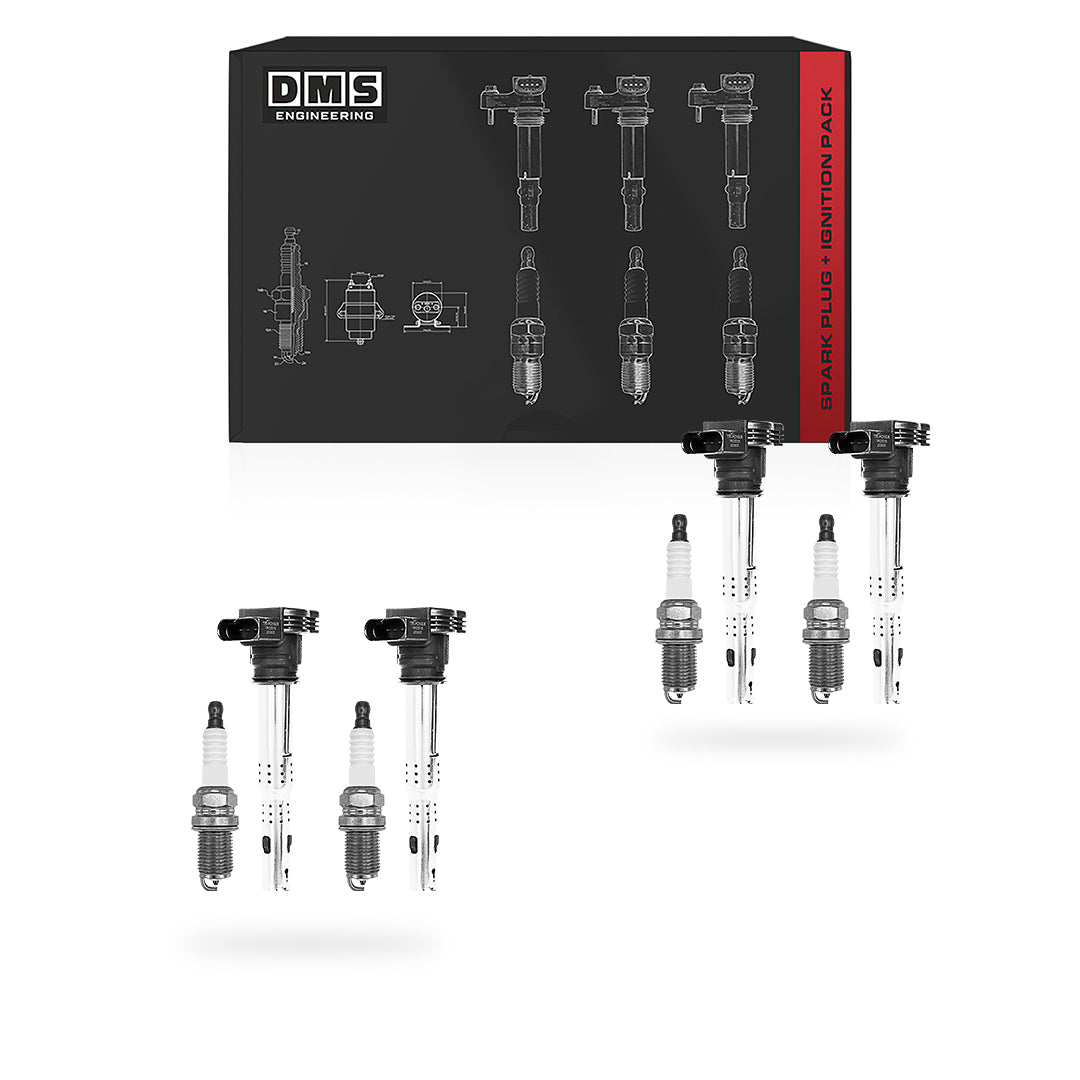 Volkswagen Scirocco R 1S (2011 - 2016) 2.0L Ignition Coils and Spark Plugs Complete Set
