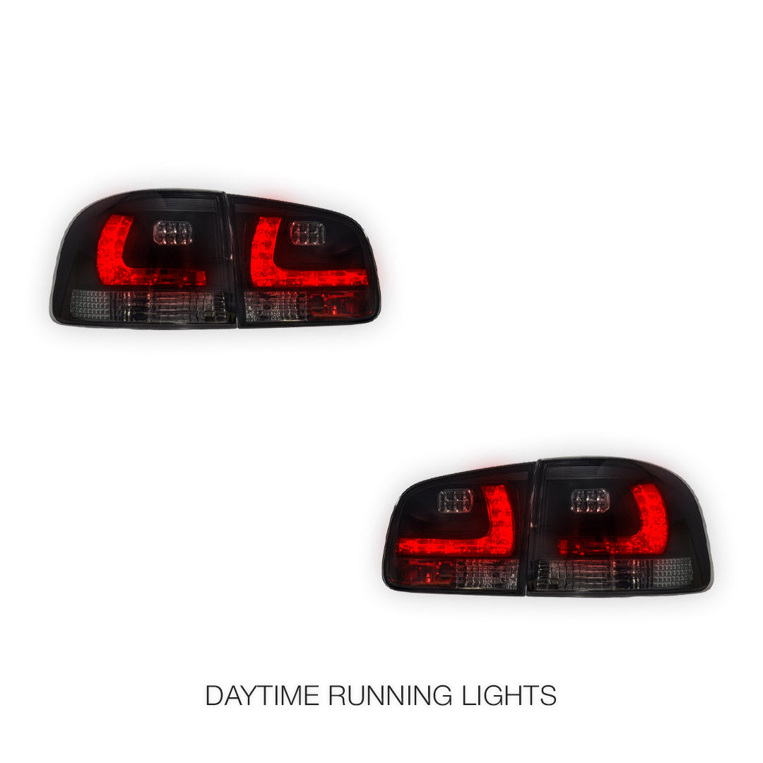 Volkswagen Touareg 7L (2003 - 2007) Smoked Black LED Tail Lights LH + RH