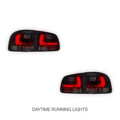 Volkswagen Touareg 7L (2003 - 2007) Smoked Black LED Tail Lights LH + RH