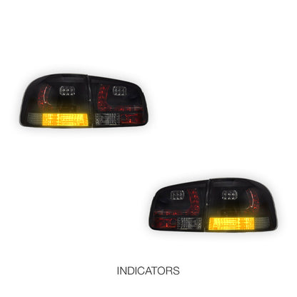 Volkswagen Touareg 7L (2003 - 2007) Smoked Black LED Tail Lights LH + RH