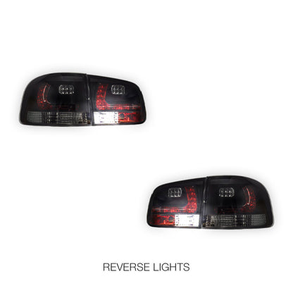Volkswagen Touareg 7L (2003 - 2007) Smoked Black LED Tail Lights LH + RH