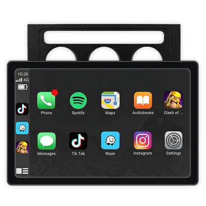Volkswagen Touran 1T (2003 - 2014) 9" 13.3" Wireless Android 16 Head Unit for Apple CarPlay / Android Auto Black Trim