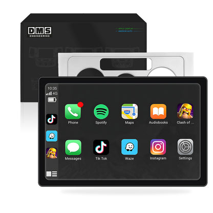 Volkswagen Touran 1T (2003 - 2014) 9" 13.3" Wireless Android 16 Head Unit for Apple CarPlay / Android Auto Silver Trim