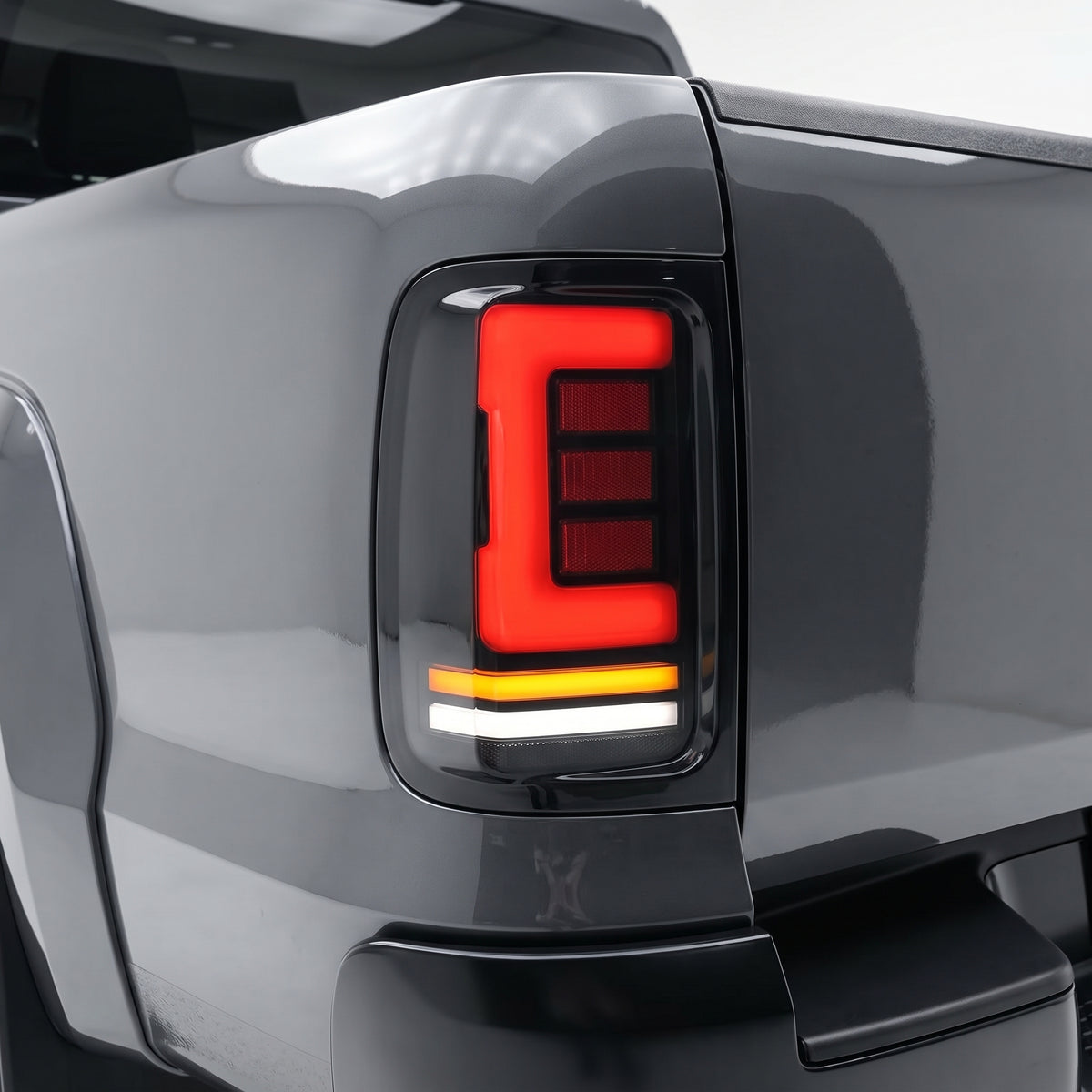 Volkswagen Amarok 2H (2009 - 2022) Sequential Smoked LED Tail Lights LH + RH installed