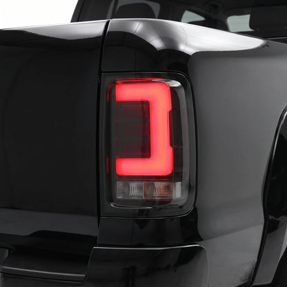 Volkswagen Amarok 2H (2011 - 2021) Smoked Black Sequential 3D LED Stripe Bar Tail Lights LH + RH