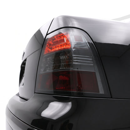 Volkswagen Bora 1J / MK4 (1998 - 2004) Smoked LED Tail Lights LH + RH installed close-up