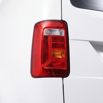 Volkswagen Caddy 2K / 2KN (2015 - 2020) Barn Door OEM Style Tail Lights LH + RH installed close-up