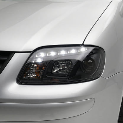 Volkswagen Caddy 2K (2006 - 2010) LED DRL Projector Headlights LH + RH