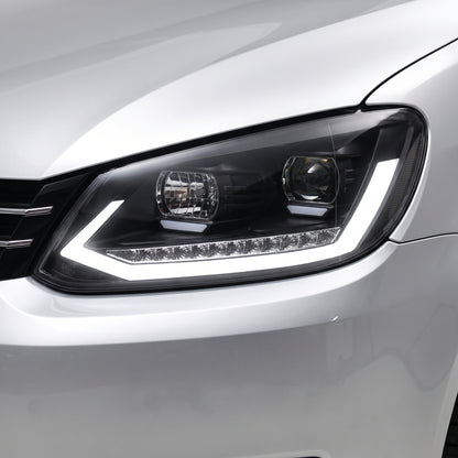 Volkswagen Caddy 2K (2011 - 2015) LED DRL Projector Headlights LH + RH