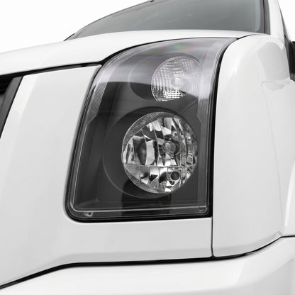 Volkswagen Crafter 2E / 2F (2006 - 2013) OEM Style Non DRL Headlights LH + RH installed close-up