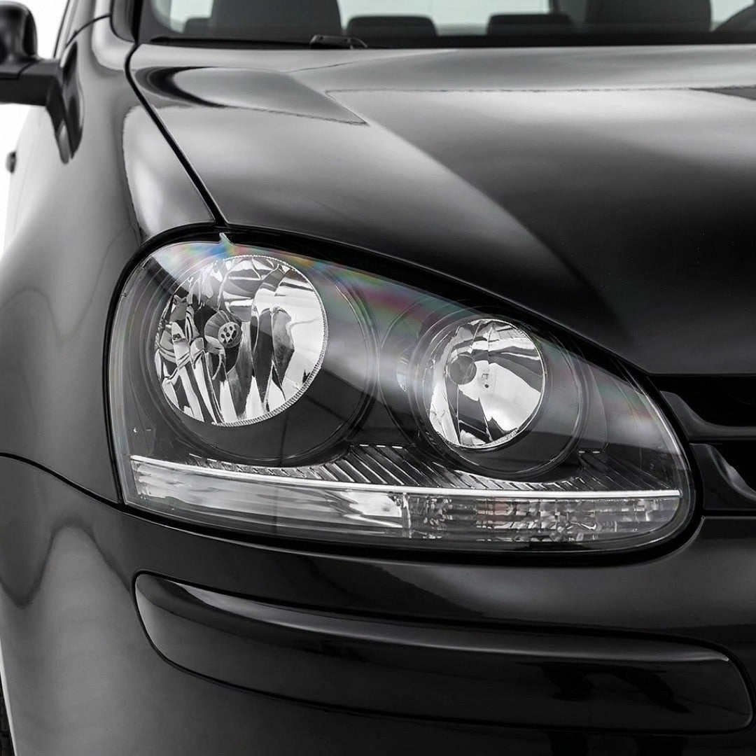 Volkswagen Golf MK5 (2005 - 2009) Black OEM Style Headlights LH + RH