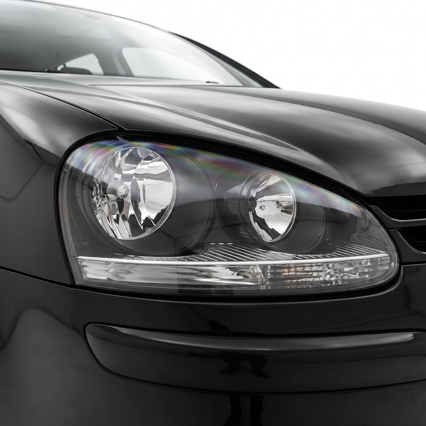 Volkswagen Golf MK5 (2005 - 2009) Black OEM Style Headlights LH + RH