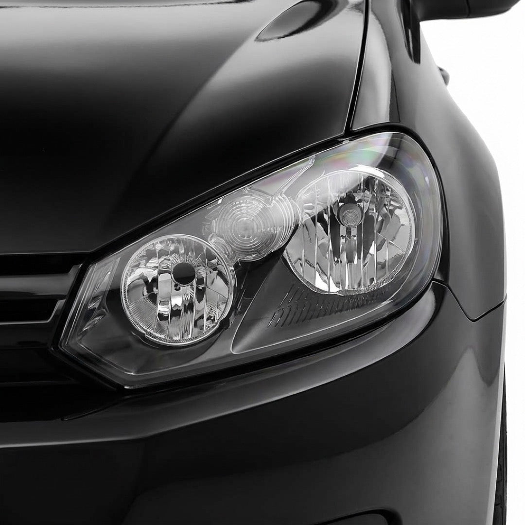 Volkswagen Golf MK6 (2008 - 2013) Black OEM Style Headlights LH + RH