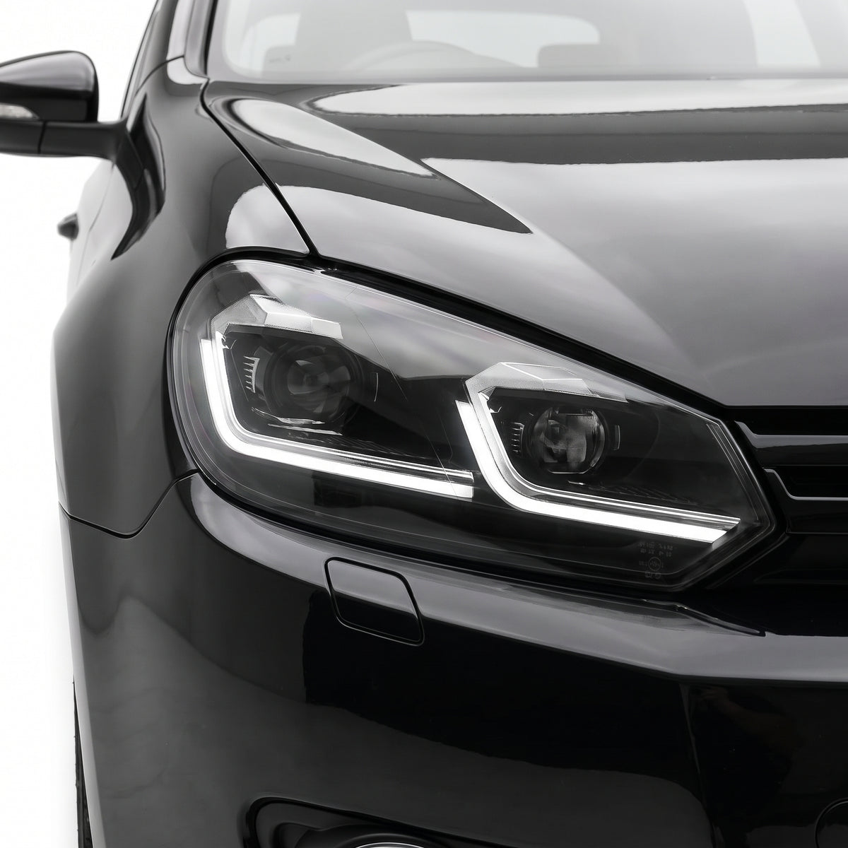Volkswagen Golf MK6 (2008 - 2013) DRL Projector Sequential Headlights LH + RH installed