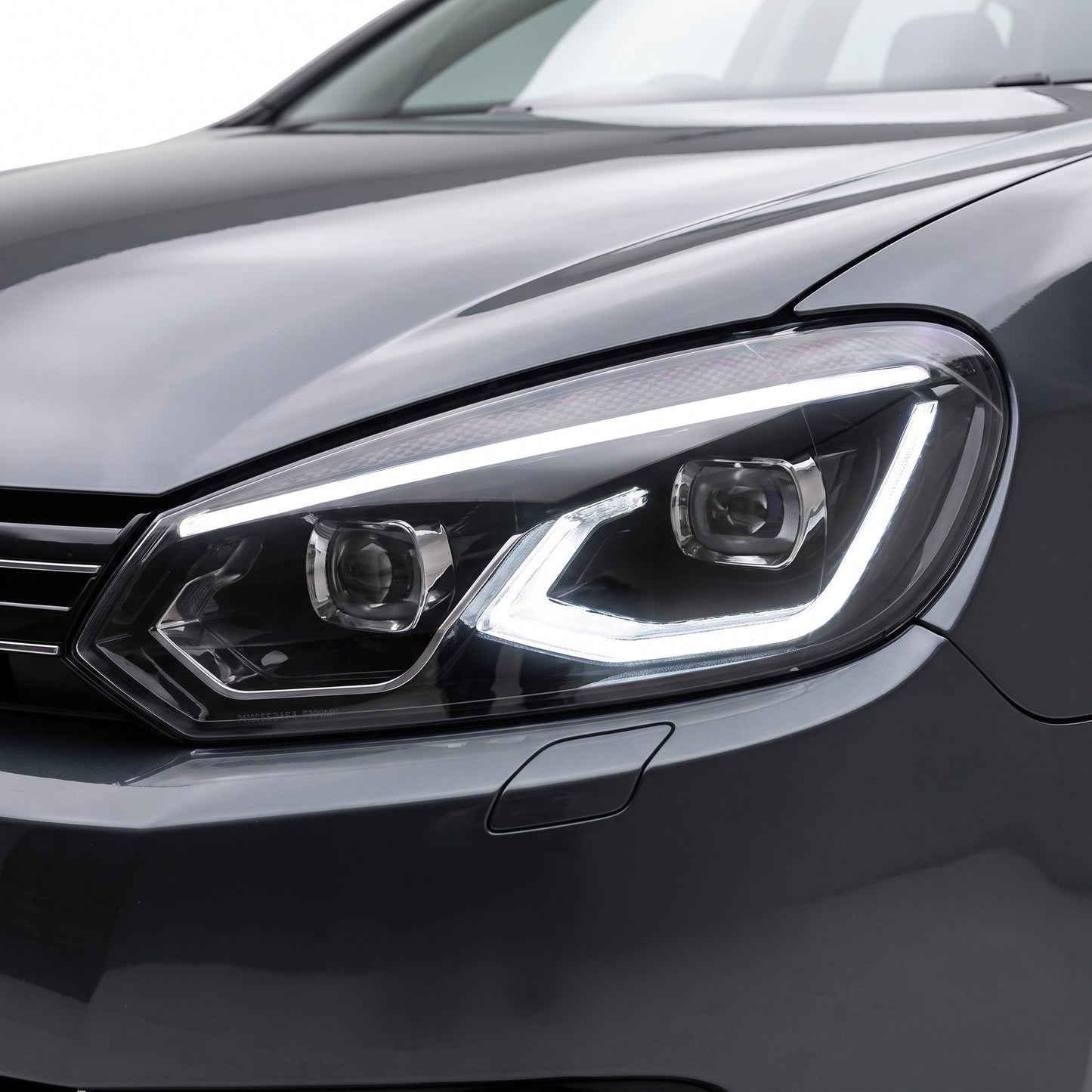 Volkswagen Golf MK6 (2008 - 2013) LED Headlights Halo DRL  LH + RH