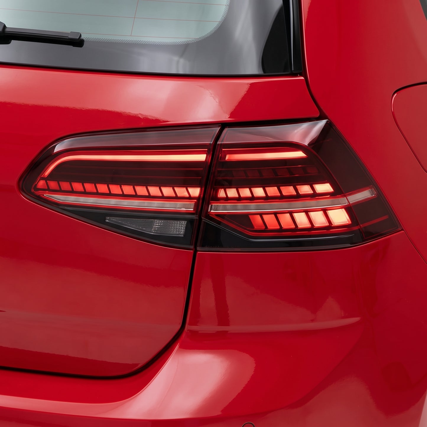 Volkswagen Golf MK7 (2013 - 2019) Sequential Red Full LED Tail Lights LH + RH