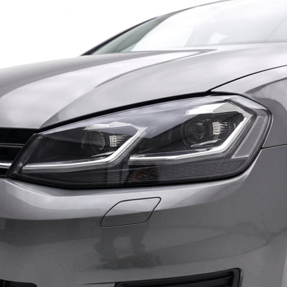 Volkswagen Golf VII MK7 (2014 - 2017) Dual Beam Projector Sequential Headlights LH + RH installed close-up