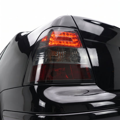 Volkswagen Jetta 1J / MK4 (1998 - 2004) Smoked LED Tail Lights LH + RH installed close-up