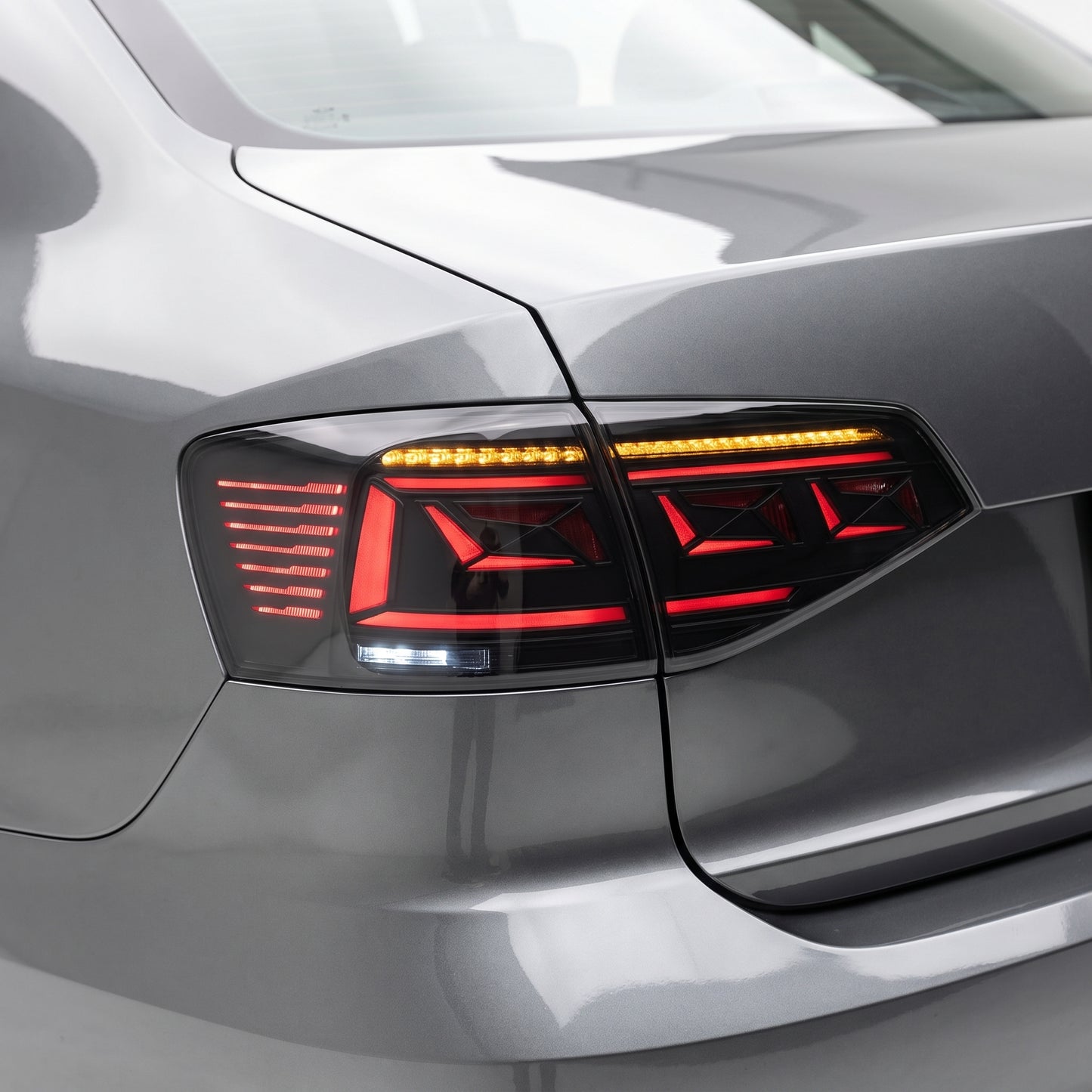 Volkswagen Jetta MK6 (2015 - 2018) Sequential Smoked Tail Lights LH + RH