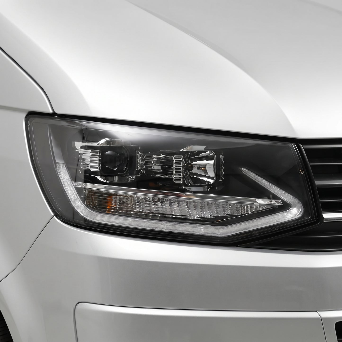 Volkswagen Transporter T6 (2016 - 2020) DRL LED Real Day-Time Projector Headlights LH + RH