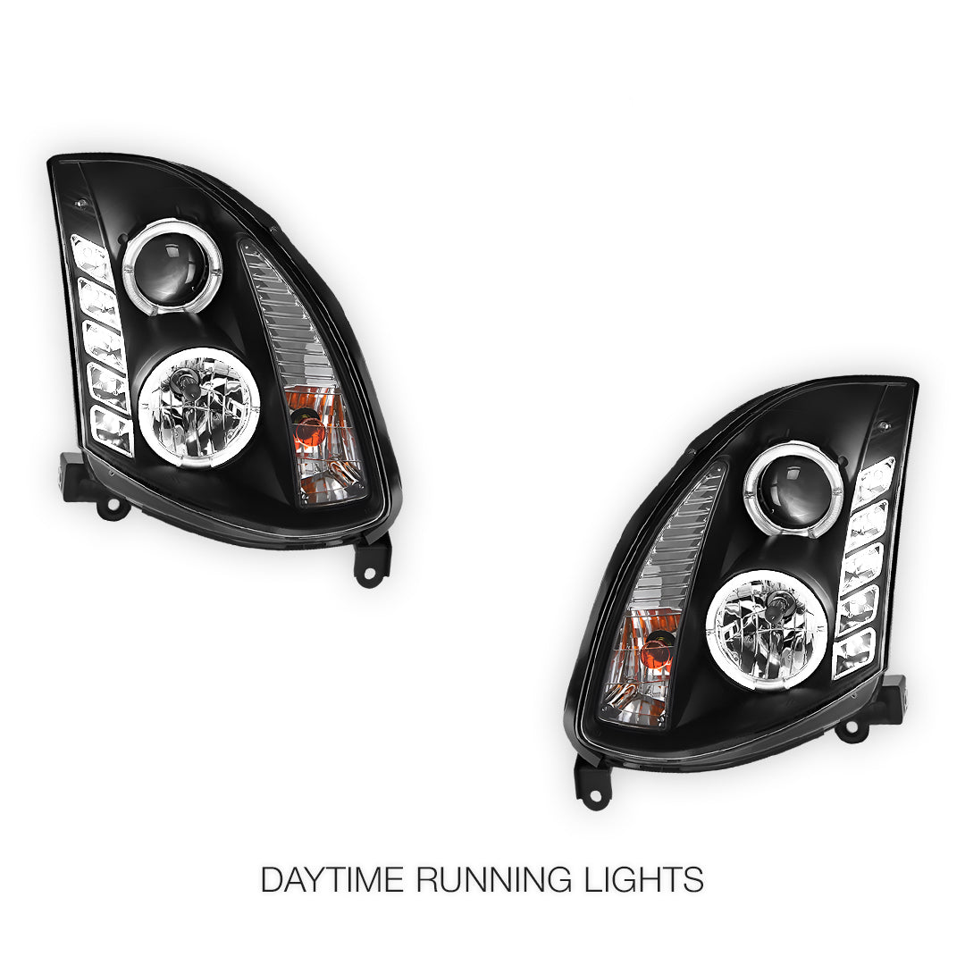 Nissan Skyline V35 (2001- 2006) LED DRL Projector Headlights LH + RH