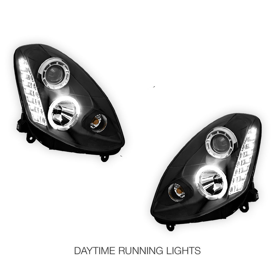 Nissan Skyline V35 (2001- 2006) LED DRL Projector Headlights LH + RH
