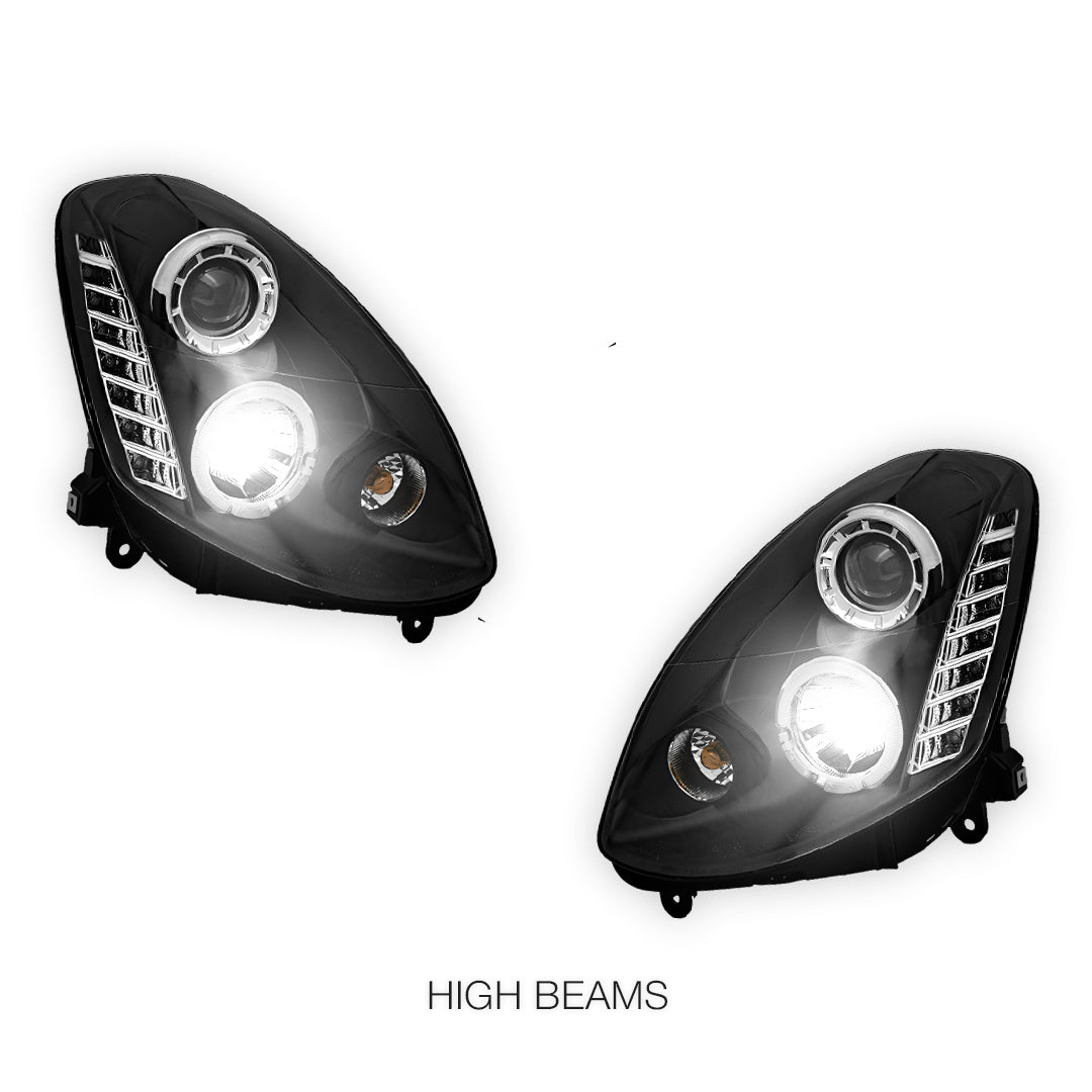 Nissan Skyline V35 (2001- 2006) LED DRL Projector Headlights LH + RH