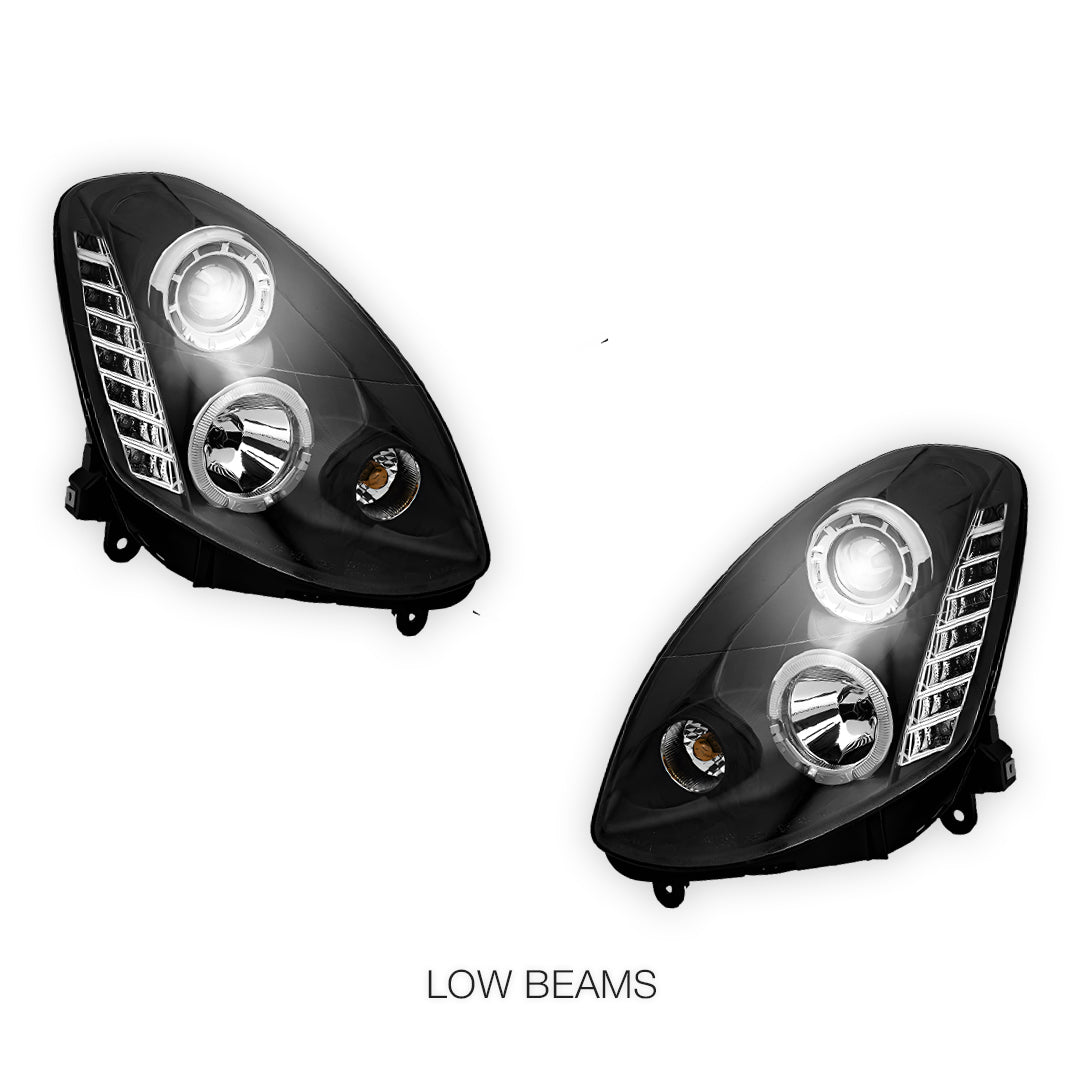 Nissan Skyline V35 (2001- 2006) LED DRL Projector Headlights LH + RH