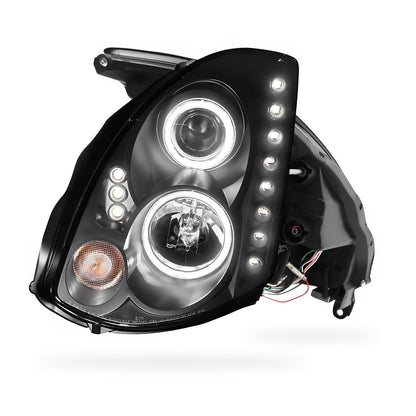 Nissan Skyline V35 (2003- 2008) LED DRL Angel-Eyes Projector Headlights LH + RH