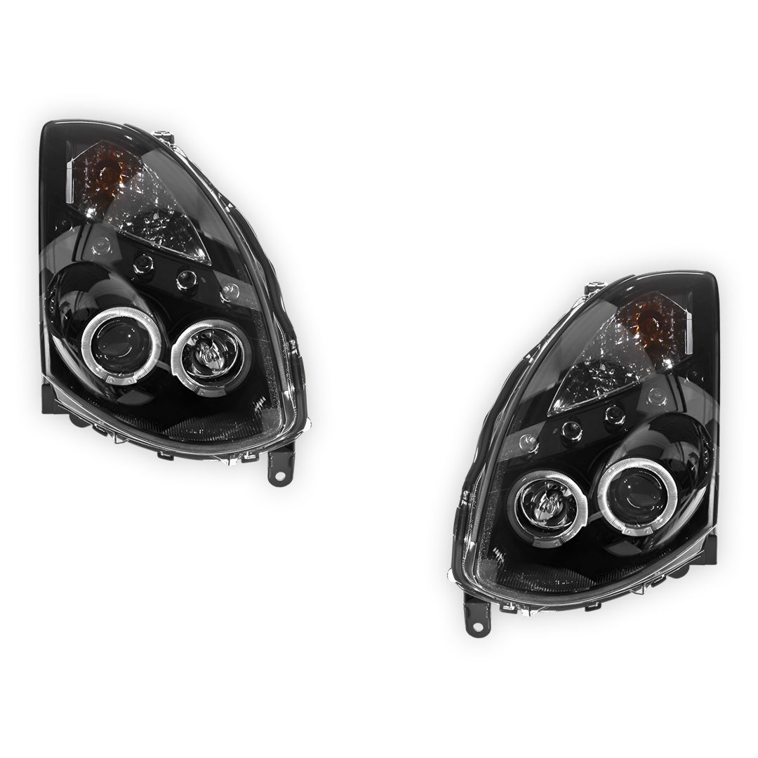 Nissan Skyline V35 (2003- 2008) LED DRL Angel-Eyes Projector Headlights LH + RH