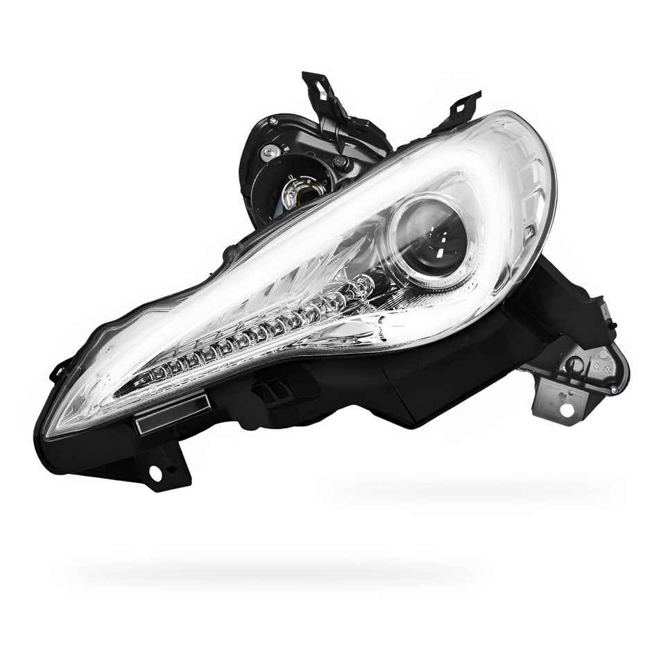 Subaru BRZ 1st Gen (2012 - 2020) Clear 3D LED DRL Headlights LH + RH