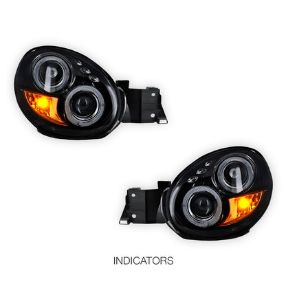 Subaru Impreza GD (2001 - 2003) Angel-Eyes DRL Projector Headlights Bugeye LH + RH