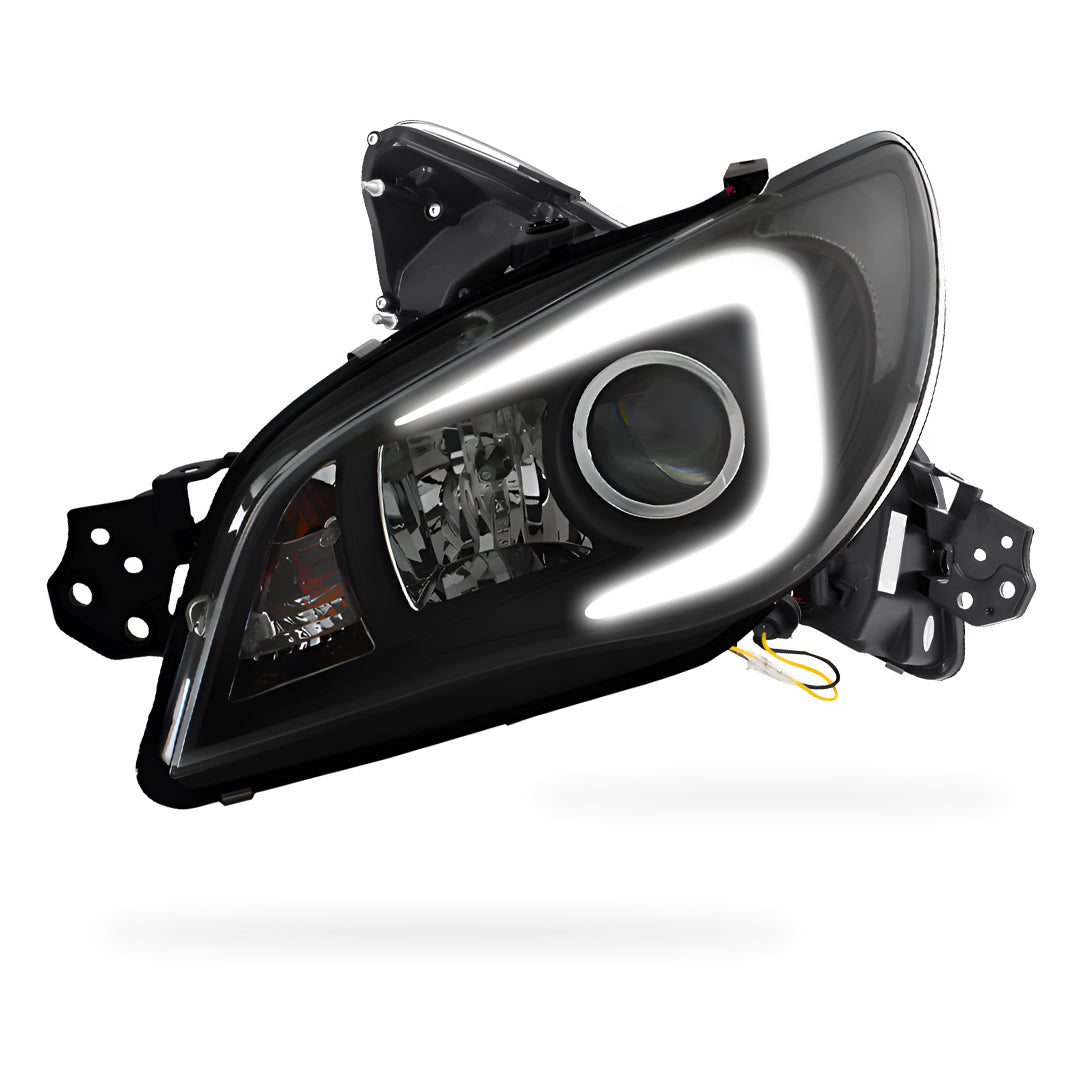 Subaru Impreza GD (2005 - 2007) Halogen Model LED DRL Projector Headlights LH + RH