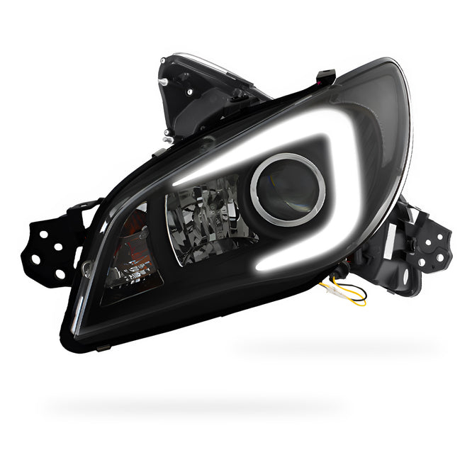 Subaru Impreza GD (2005 - 2007) Halogen Model LED DRL Projector Headlights LH + RH