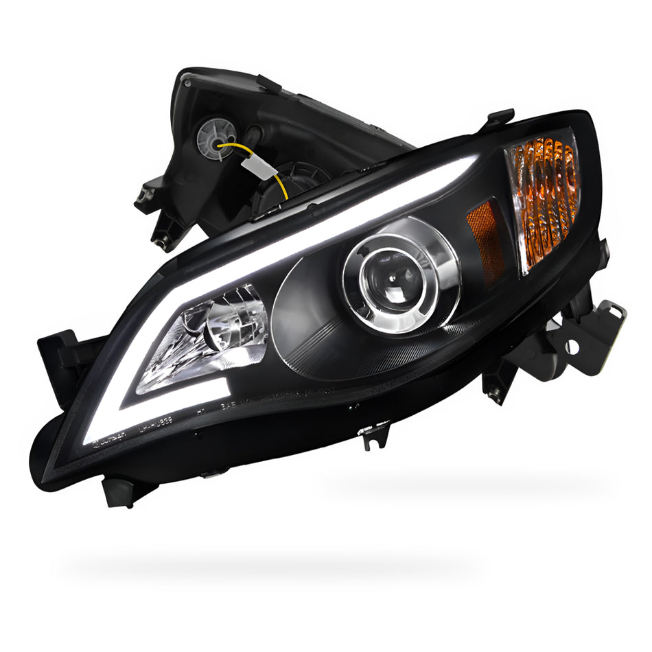Subaru Impreza GR (2007 - 2013) Halogen Model LED 3D DRL Projector Headlights LH + RH