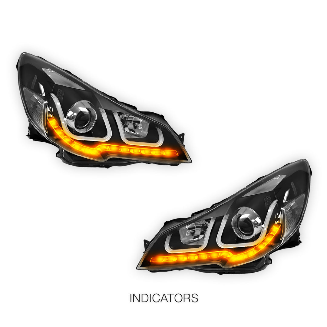 Subaru Liberty BM / BR GEN 5 (2009 - 2014) 3D DRL Projector Headlights LH + RH