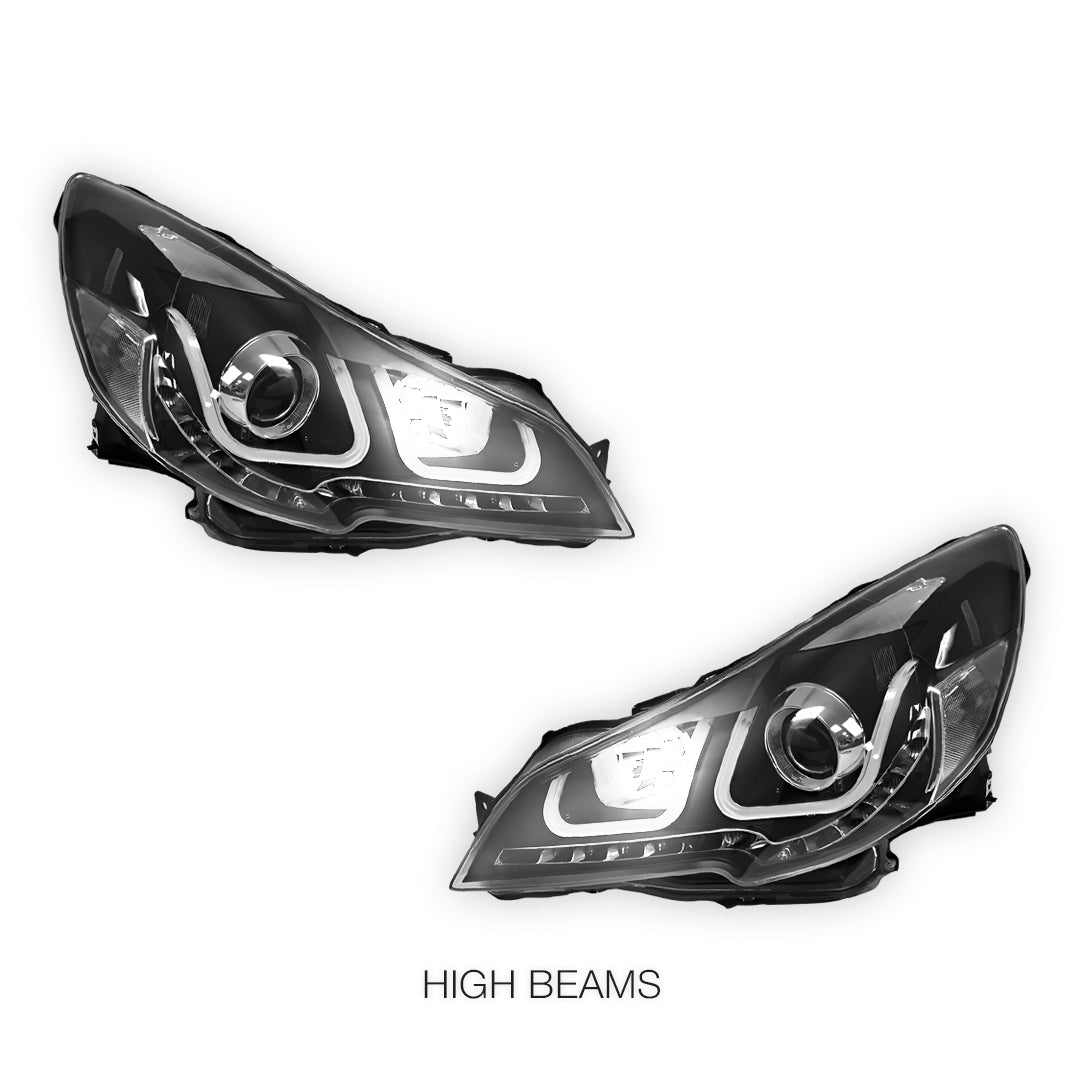 Subaru Liberty BM / BR GEN 5 (2009 - 2014) 3D DRL Projector Headlights LH + RH